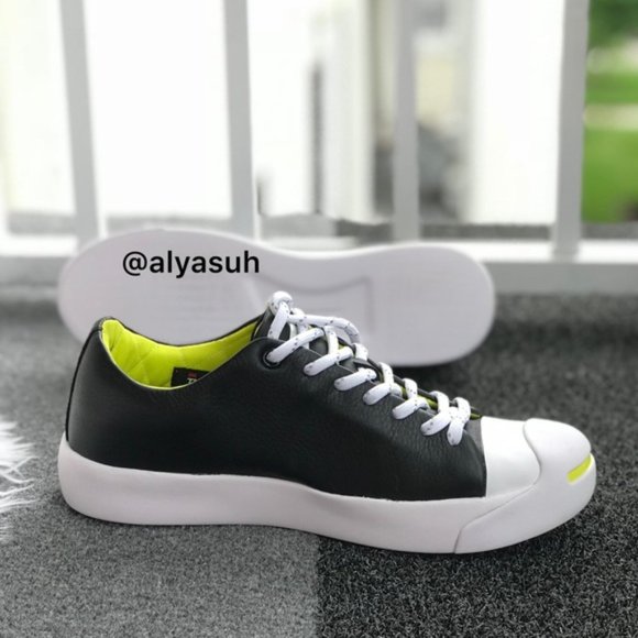 Converse JP Modern LE Black Yellow Shoes Women's AUTHENTIC Size 6.5 158343C - Picture 5 of 8